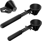 Scoop with Funnel for Water Bottles 2 Pack Small Funnel Scooper for Filling Formula Protein Powder Slide Bottom Scoop for Water Bottle