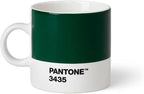 Pantone Espresso Cup, 101043435, Porcelain, Dark Green 3435, 6.1 x 6.1 x 8.2 cm, One Size