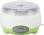 Airshi DIY Yogurt Maker Machine, Yogurt Maker Machine Even Heating Energy Saving Compact for Kitchen (US Plug 110V)