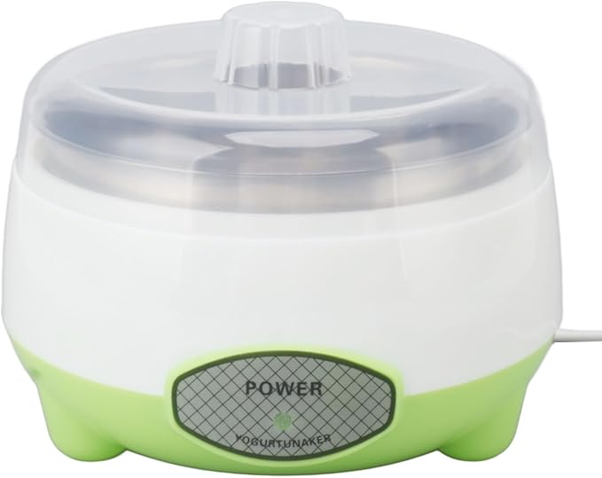 Airshi DIY Yogurt Maker Machine, Yogurt Maker Machine Even Heating Energy Saving Compact for Kitchen (US Plug 110V)