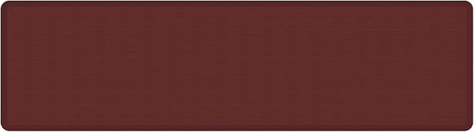 NewLife by GelPro Decorative Foam Floor Mat, 30" x 108", Grasscloth Crimson