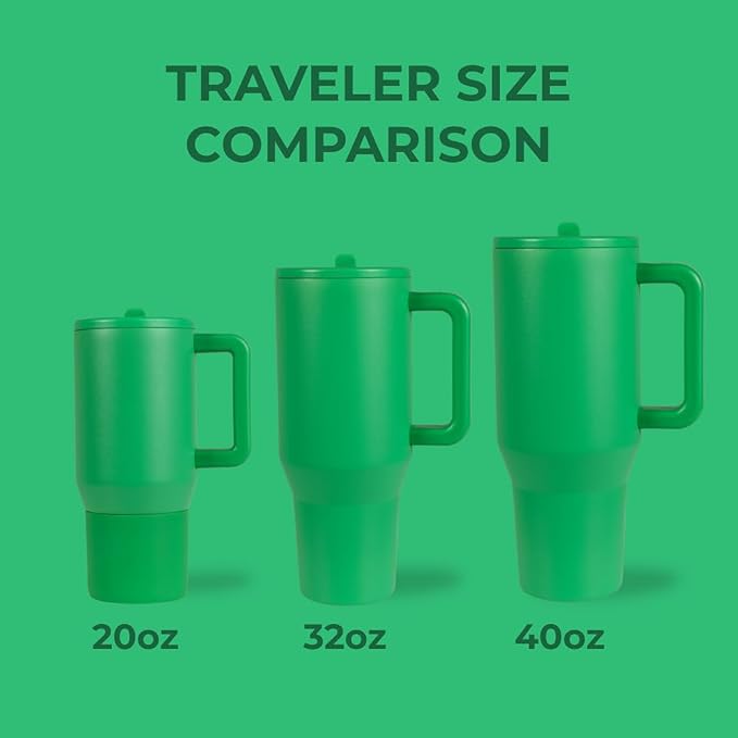 HydroJug Kids - 20 oz Insulated Kids Water Bottle with Flip Straw & Handle | Leak-Proof & Durable | Perfect for School, Sports, Lunch, Travel & Camp, Clover