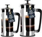 ESPRO - P5 French Press Coffee Maker – Patented Double Microfilter for Sludge and Grit Free Coffee, Black, 32 oz