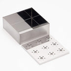 TIKUSAN Japanese Seaweed Container Sushi Nori Can Made in Japan Stainless Steel (Large)