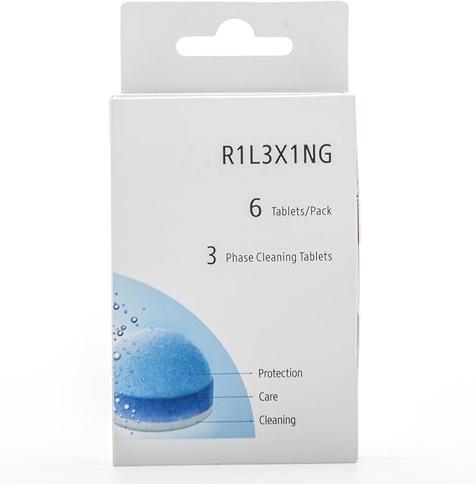 Cleaning Tablets for Espresso Machine, Replacement for Jura 3-Phase Descaling tablets 6 Count (Pack of 2)