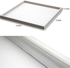 25*25 Inch Rectangular Ottoman Tray | Textured PU Leather, Waterproof & Heat-Resistant Storage for Coffee/Dining Tables, Sofa, Bed, Entertainment & Party (Tranquil Beige, 25 * 25in)
