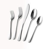 Silverware Set 30-Piece, Stainless Steel Flatware Cutlery Set for 6, Mirror Polished, Dishwasher Safe, Tableware Set for Home, Kitchen, Wedding, Party