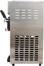 Commercial Soft Serve Ice Cream Machine 3 Flavor Ice Cream Maker Sorbet Frozen Yogurt Gelato LED Display Desktop Type 1200W 110V