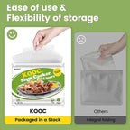 KOOC Slow Cooker Liners 13"x21" 20 Count Cooking Bags Pot Liners Disposable Bags Fit 3 qt to 8.5 qt Slow Cooker BPA Free, 2 Packs (20 Liners Total)
