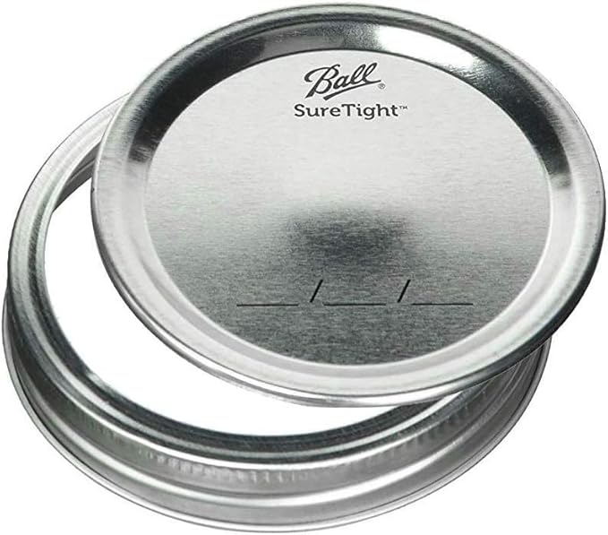 Ball Wide Mouth Glass Mason Jars with Lids and Bands, Used for Canning, Pickling, Juice, Jam, Jelly, Quart Size 32 Ounce (Pack of 3)