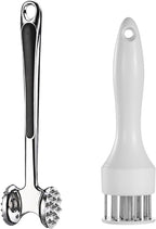 2-piece set meat tenderizer,meat tenderizer tool,meat mallet,Tenderizes meat, makes steaks evenly thick, helps marinate and shortens cooking time