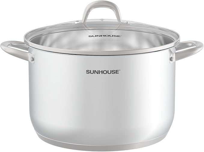 SUNHOUSE Cookware for Cooking (STOCK POT, 13 Quarts)