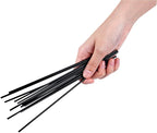 Restaurantware Restpresso 7 Inch Cocktail Stirrers 500 Disposable Coffee Stirring Rods - Premium Odorless Black Plastic Stirrers For Coffee For Hot And Cold Drinks For Bars Or Offices