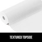 GORILLA GRIP DripGuard Drawer and Shelf Liner for Cabinet, 20x240 Inch, Slip Resistant Non Adhesive Protection for Kitchen, BPA Free Smooth Surface Plastic Liners for Cabinets, Bathroom Drawers, White