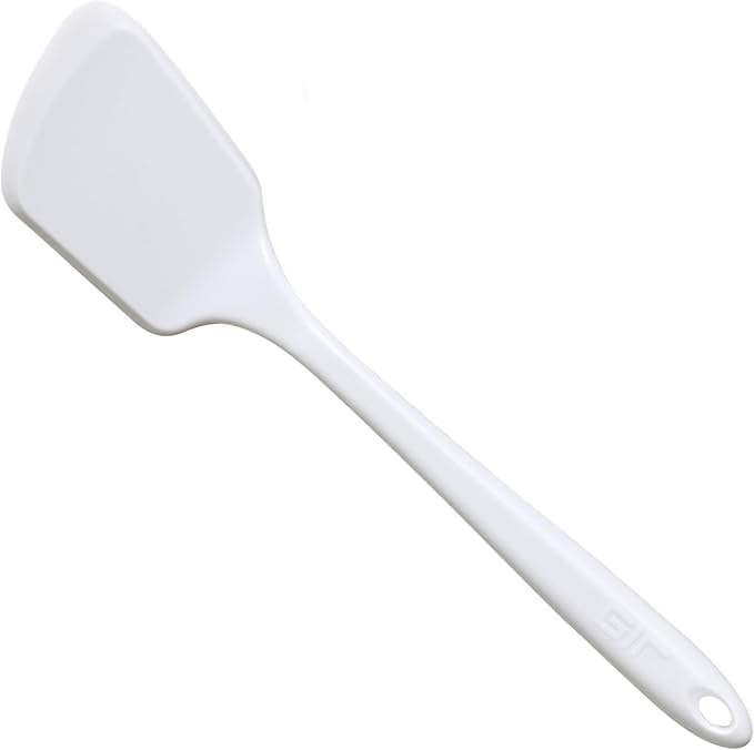 GIR: Get It Right Silicone Kitchen Spatula Turner - Non-Toxic Cooking Utensils for Nonstick Cookware, Cooking and Baking, Ultimate - 13IN - Studio Wihite
