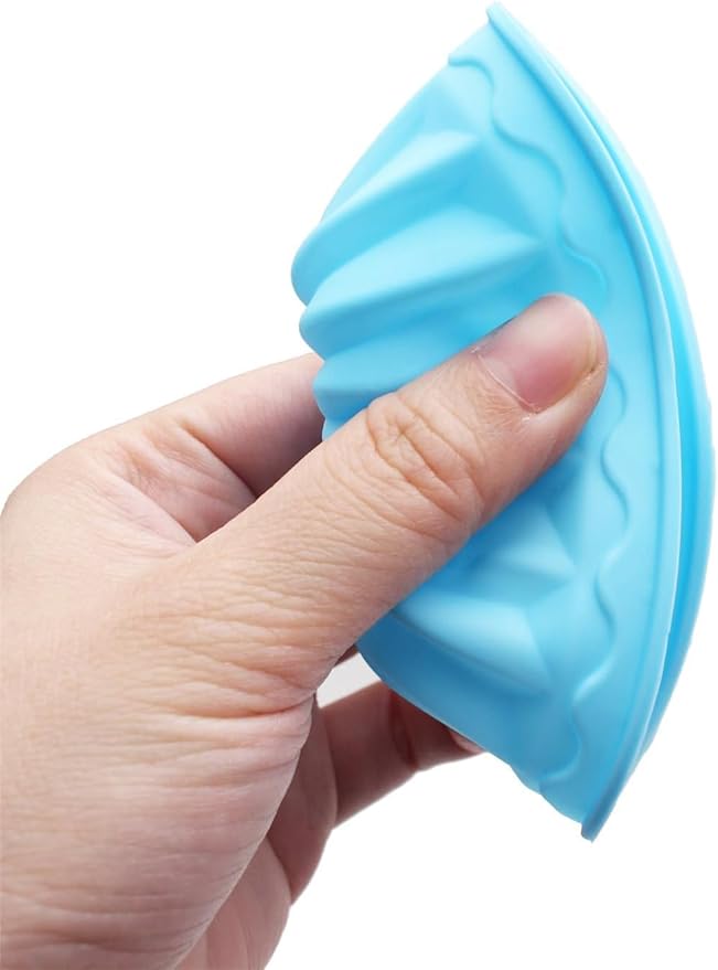 Tongjude 48 Pieces Donut Mold, 2.75" Diameter 0.98" Deep Mini Reusable Baking Cups, Non-Stick, 4 Shape Silicone Molds, Heat Resistant Bakeware for Bagel, Muffin, Jello and Cake Baking