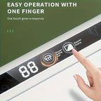 Vacuum Sealer Machine for Food Storage - 75KPA Strong Suction, Dry & Wet Modes, Includes 30 Vacuum Seal Bags, Digital Timer, Compact for Home Kitchen (Lightweight, BPA Free)