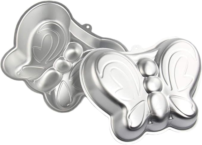 Butterfly Shaped Birthday Cake Pan Mould Aluminum 3D Animal DIY Cake Baking Pan for Birthday, Anniversary, Party, Christmas