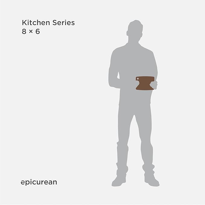 Epicurean Kitchen Series Cutting Board, 8-Inch × 6-Inch, Nutmeg
