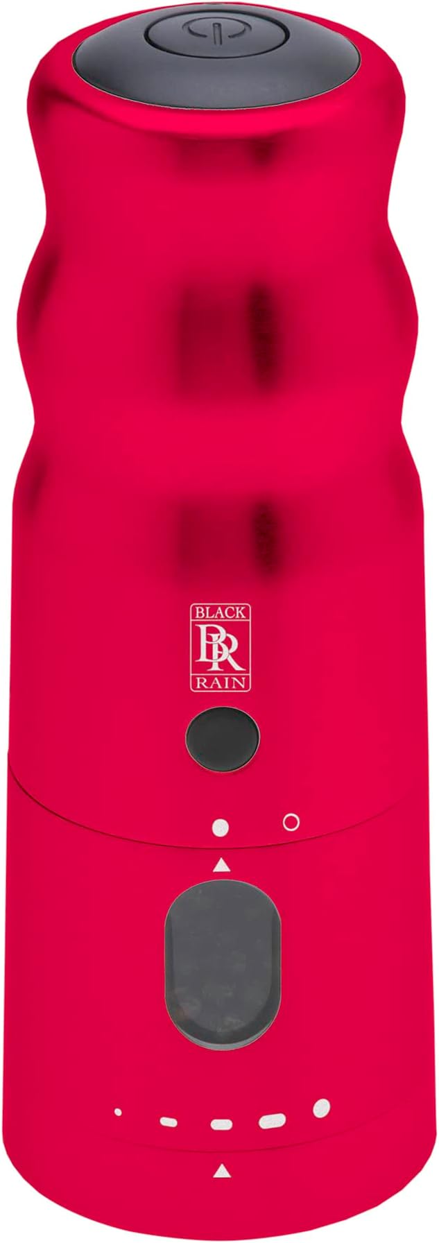 BLACK RAIN Pepper Mill Grinder, Adjustable Coarseness, Rechargeable Pepper Grinder with LED Light, Heavy Duty Professional Grade Electric Peppercorn Grinder (Red)