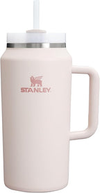 STANLEY Quencher H2.0 Tumbler with Handle & Straw 64 oz | Flowstate 3-Position Lid | Large Capacity for Travel & Sports | Insulated Stainless Steel Cup | BPA-Free | Rose Quartz 2.0