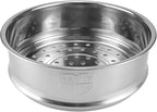 Stainless Steel 6.3" Round Steamer Rack food Steamer Basket Insert for Rice Cooker Warmer Kitchen Pot (16cm)