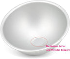 7-Inch Aluminum Hemisphere Cake Pan Half Football Sphere Bath Bomb Cake Pan Baking Mold Pastry Mould