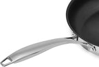 Amazon Basics 2-Piece Non-Stick Stainless Steel Fry Pan Set, Oven and Induction Safe, 10-Inch and 8-Inch
