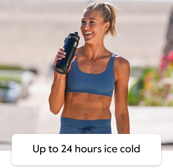 Takeya Actives Water Bottle with Spout Lid - Bottle with Double Stainless Steel Insulation - Dishwasher Safe & BPA-Free - Bottle with Spout Lid & Removable Bumper - 32 oz, Citron Green