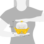 Elite Gourmet Easy Electric 7 Egg Capacity Soft, Medium, Hard-Boiled Cooker Poacher, Scrambled, Omelet Maker with Auto Shut-Off and Buzzer, BPA Free