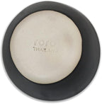 RoRo Handmade Matte Black Ceramic Conical Sauce Bowls - 3 Ounce, Set of 4, Elegant Artisan Crafted Dishes for Dips, Spices, and Condiments, Lead-Free and Cadmium-Free