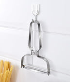 Stainless Steel Potato Peeler with Extra-Wide Peeling Blade, Great for Large Vegetables, Rust-Resistant, Cheese Slicer, Dual-Edged Blades, Corrosion-Resistance, Y-Peeler Shape