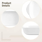 Ceramic Small Baking Dishes Set of 2 - Casserole Dishes for Oven,Rectangular Bakeware Baking Bowls With Double Handle for Roasting, Lasagna, Pie, Gratin,Oven Safe & Microwave Safe