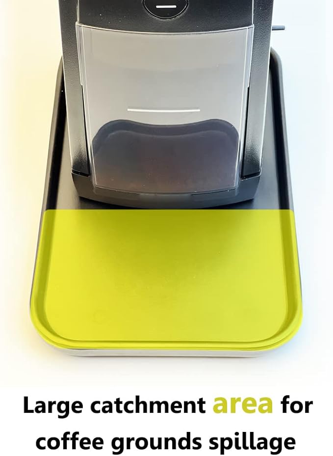 Coffee Grinder Tray for Baratza Encore Esp, QHAND Coffee Grounds Catch Tray Compatible with Baratza Encore Coffee Grinder (Black)
