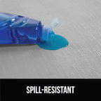 GORILLA GRIP DripGuard Drawer and Shelf Liner for Cabinet, Slip Resistant Non Adhesive Protection for Kitchen, BPA Free Smooth Surface Plastic Liners for Cabinets, Drawers, 17.5x120 Inch, Light Gray