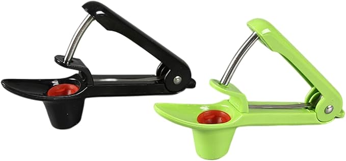 2pcs Cherry Pitter Tool, Cherry Pit Remover Tool, Multi-Function Fruit Corer and Remover, Cherry Corer Pitter Tool for Jam (Black)
