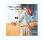 Electronic Digital Caliper and Measuring Tape,6 Inch/150mm Digital Micrometer with Large LCD Screen, Easy Switch from Inch/mm，60 Inch/150cm Measuring Tape for All-Purpose Household