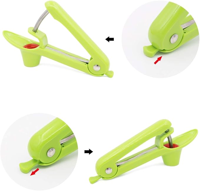 2 Pcs Cherry Pitter Tool Olives Pitter Device Cherry Stoner Core Seed Remover Fruits Corer for Kitchen Accessories Gadgets Tools