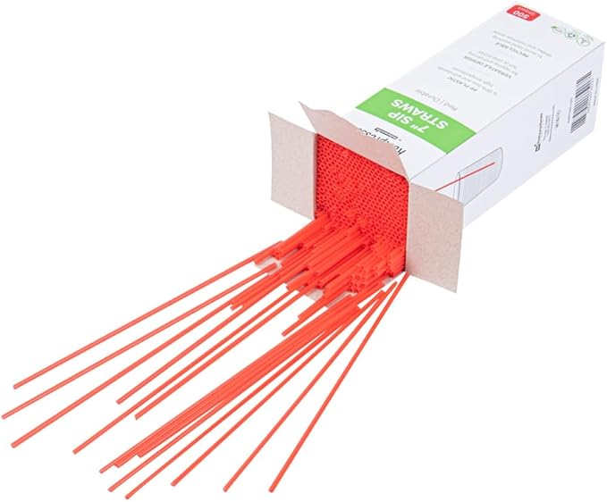 Restaurantware Restpresso 7 Inch Cocktail Stirrers 5000 Disposable Coffee Stirring Rods - Premium Odorless Red Plastic Stirrers For Coffee For Hot And Cold Drinks For Bars Or Offices