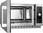 Midea Equipment 1034N0A Countertop Commercial Microwave Oven with Dial, 1000W, Stainless Steel, 1.2 CuFt