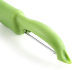 Spring Chef Premium Green Swivel Vegetable Peeler Set of 2, Stainless Steel Apple Peeler for Kitchen with Soft Grip Handle, Dishwasher Safe, Perfect for Potato, Carrot, Veggie, Fruit, Apple, Mango