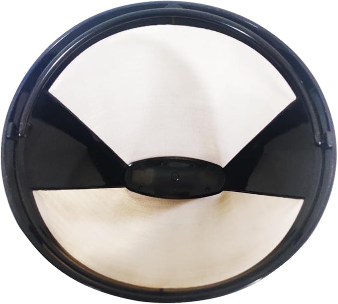 2Pcs Reusable Coffee Filter Basket, No.4 Cone Coffee Maker Filters, for Ninja and Cuisinart Coffee Maker Machines Brewers Filter Replacement