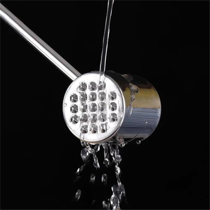 Meat Mallet Meat Hammer Meat Beater for Kitchen, Meat Tenderizer Mallet 304SS for Tenderizing and Flattening Meat,Meat Pounder Tenderizer for Pounding Meats, Hanging Loop,Basic Handle (Brushed)