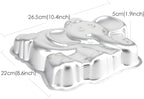 10-INCH Elephant Shaped Cake Pan Mould Aluminum 3D Animal DIY Cake Baking Pan for Birthday, Anniversary, Party, Christmas