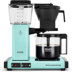 Technivorm Moccamaster 53934 KBGV Select 10-Cup Coffee Maker, Turquoise, 40 ounce, 1.25l
