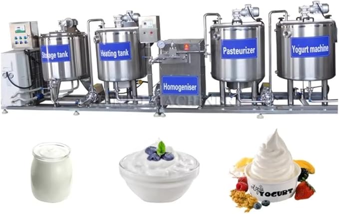 Commercial yogurt maker, Yogurt Fermentation Machine, Imported Compressor & 50mm Insulation, Multi-Functional Milk Pasteurization Equipment for Farms, Collection Stations