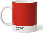 Pantone Porcelain Mugs 375 ml, Porcelain, Red 2035, 8.4 x 8.4 x 12.1 cm, 101032035