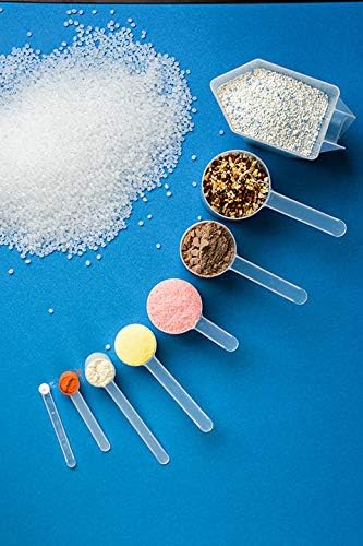 4 mL (3/4 Teaspoon) Long Handle Scoop for Measuring Coffee, Pet Food, Grains, Protein, Spices and Other Dry Goods (Pack of 25)