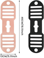Silicone Lid Lock Strap for Crockpot Slow Cooker (6/7/8 Quart) - Universal Crockpot Lid Holder & Rubber Strap Alternative | Heat-Resistant, No-Spill Design Transport Accessories (Pink+Black)