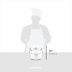 CUCKOO CR-0810F | 8-Cup (Uncooked) Micom Rice Cooker | 9 Menu Options: White Rice, Cake, Soup & More, Nonstick Inner Pot, Designed in Korea | White